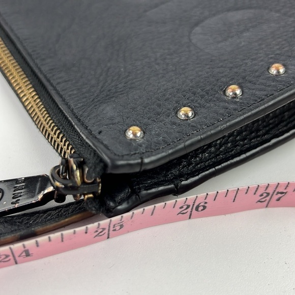 DKNY  Black Leather Studded Crossbody Purse - Picture 8 of 10